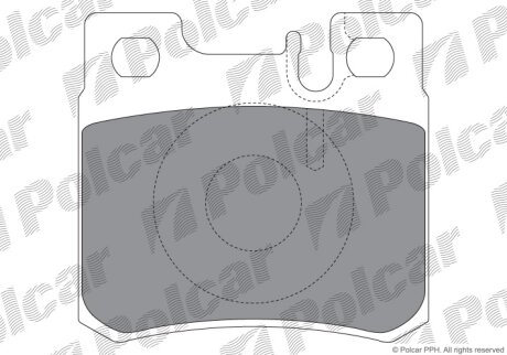 Тормозные колодки Polcar IE180978