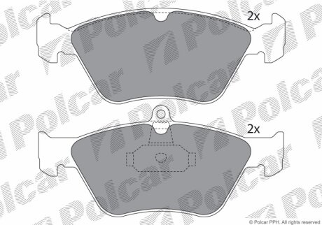 Тормозные колодки Polcar IE180988