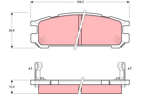 Тормозные колодки Polcar IE181000