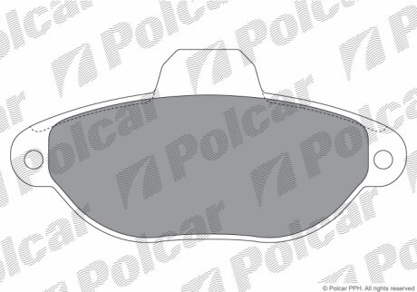 Тормозные колодки Polcar IE181018