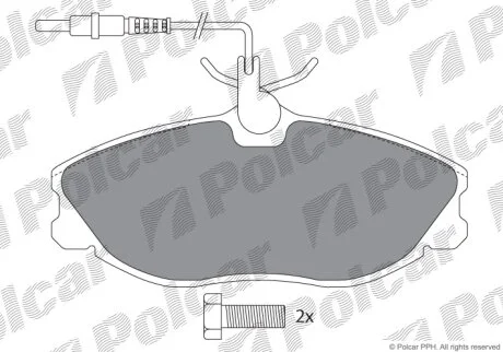 Тормозные колодки Polcar IE181108-700