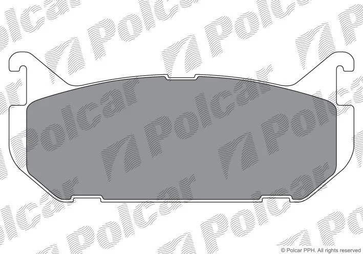 Тормозные колодки задние Polcar IE181110 (фото 1)