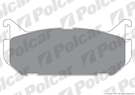 Тормозные колодки задние Polcar IE181110