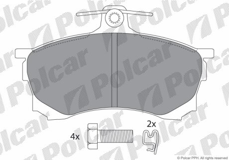 Тормозные колодки Polcar IE181117-700