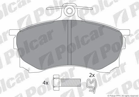 Тормозные колодки Polcar IE181117-700