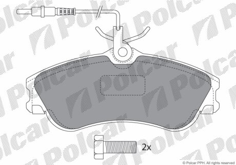 Тормозные колодки Polcar IE181136-700