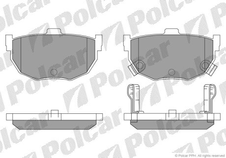 Тормозные колодки Polcar IE181144