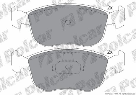 Тормозные колодки Polcar IE181151