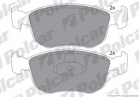 Тормозные колодки Polcar IE181151