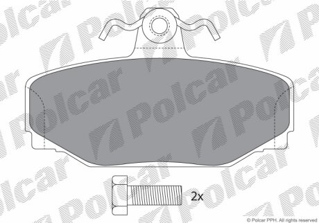 Тормозные колодки Polcar IE181155-700