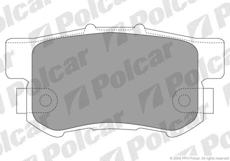 Гальмівні колодки Polcar IE181187