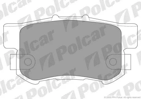 Гальмівні колодки Polcar IE181187