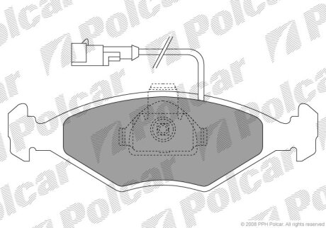 Тормозные колодки Polcar IE181226