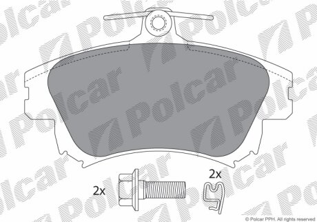 Тормозные колодки Polcar IE181236-701