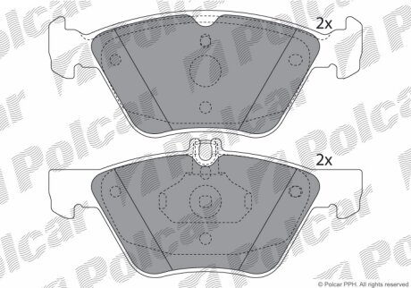Тормозные колодки Polcar IE181259