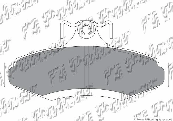 Тормозные колодки Polcar IE181261 (фото 1)