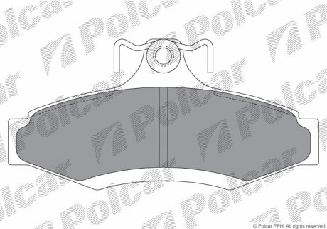 Тормозные колодки Polcar IE181261
