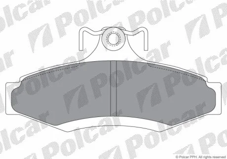 Тормозные колодки Polcar IE181261