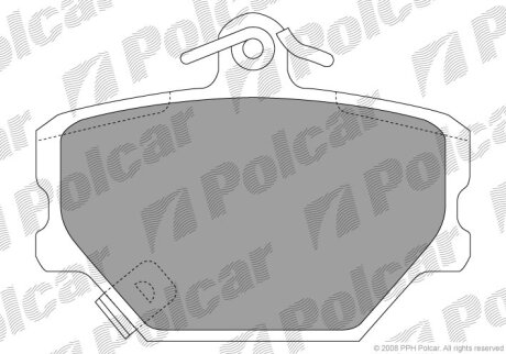 Тормозные колодки Polcar IE181274-704