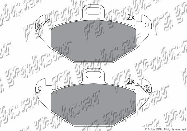 Тормозные колодки Polcar IE181314 (фото 1)