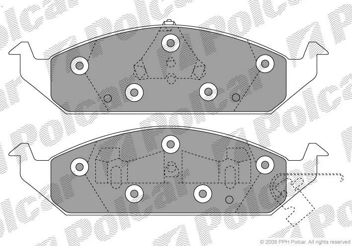 Тормозные колодки Polcar IE181339 (фото 1)