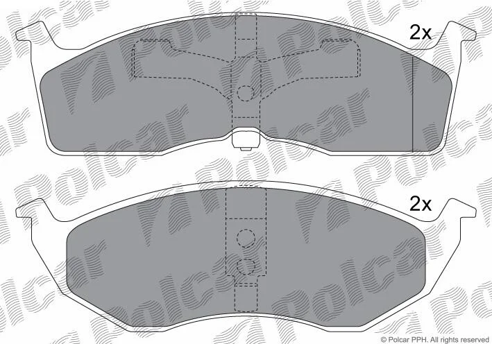Тормозные колодки Polcar IE181377 (фото 1)