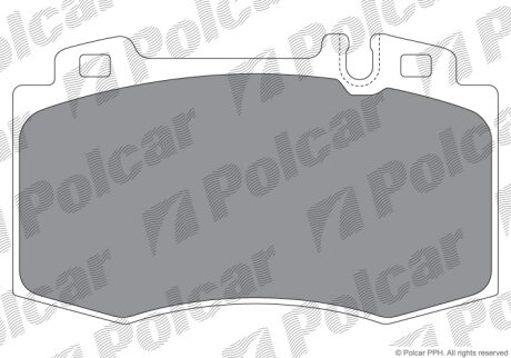 Гальмівні колодки Polcar IE181389