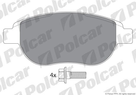 Гальмівні колодки Polcar IE181429-701