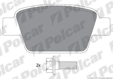 Гальмівні колодки Polcar IE181503-701