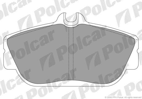Гальмівні колодки Polcar IE181506