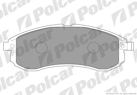 Гальмівні колодки Polcar IE181507