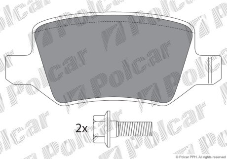 Гальмівні колодки Polcar IE181510-701