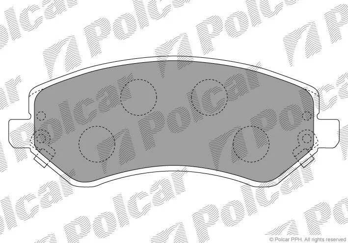 Гальмівні колодки Polcar IE181512 (фото 1)