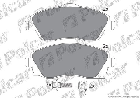 Тормозные колодки Polcar IE181526-701
