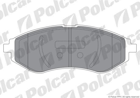 Гальмівні колодки Polcar IE181566