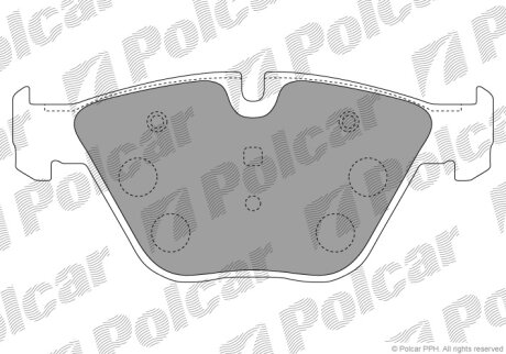 Тормозные колодки Polcar IE181577