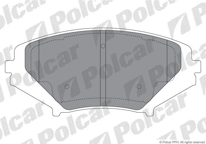 Гальмівні колодки Polcar IE181670 (фото 1)