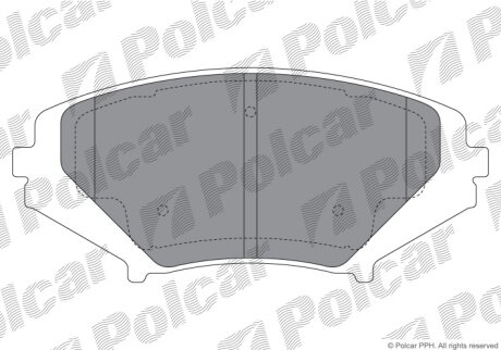 Тормозные колодки Polcar IE181670