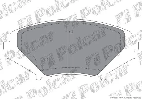 Гальмівні колодки Polcar IE181670