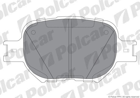 Тормозные колодки Polcar IE181704