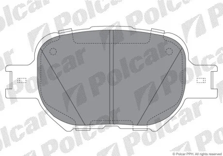 Тормозные колодки Polcar IE181704