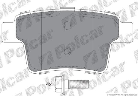 Тормозные колодки Polcar IE181722-701