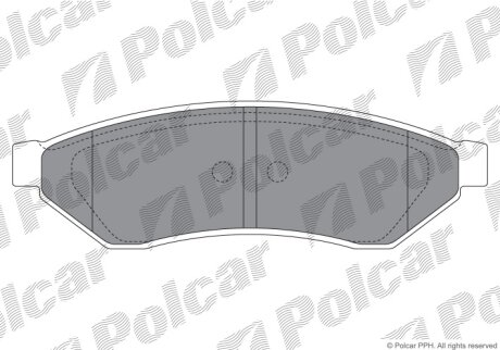 Тормозные колодки Polcar IE181726