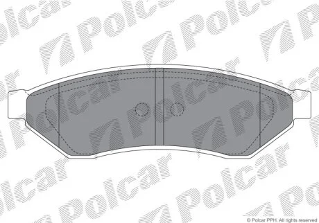 Тормозные колодки Polcar IE181726