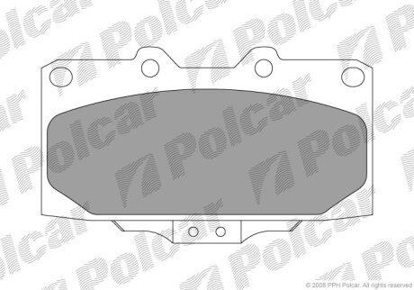 Тормозные колодки Polcar IE181733