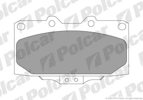 Тормозные колодки Polcar IE181733