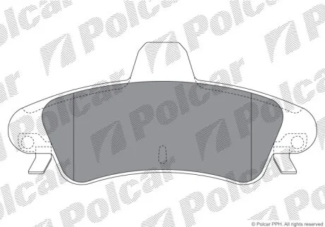 Тормозные колодки Polcar IE181735-204