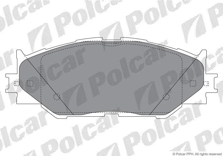 Тормозные колодки Polcar IE181750 (фото 1)