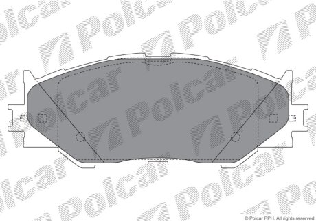Тормозные колодки Polcar IE181750