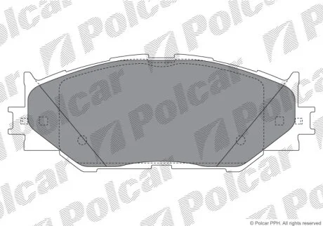 Тормозные колодки Polcar IE181750